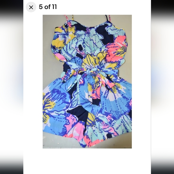 Lilly Pulitzer Deanna Romper SZ.XXS - Picture 9 of 9